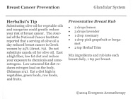 Aromatherapy and Herbology A To Z Guide - Breast Cancer Prevention