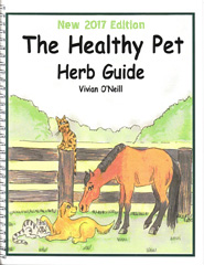 Healthy Pet Herb Guide by Vivian McCue-O'Neill